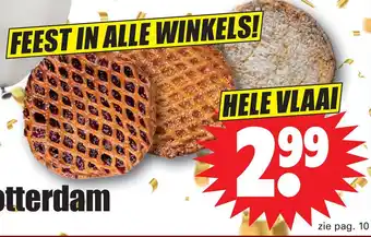 Dirk HELE VLAAI aanbieding