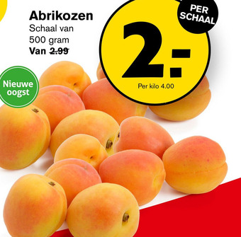 Hoogvliet Abrikozen aanbieding