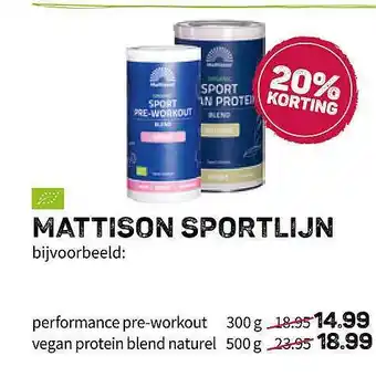 Ekoplaza Mattison Sportlijn 300g aanbieding