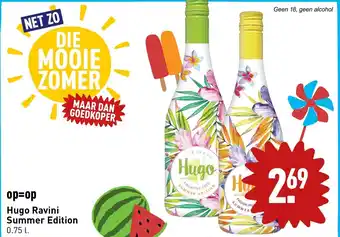 ALDI Hugo ravini summer edition aanbieding