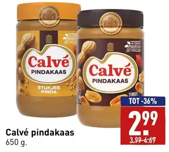 ALDI Calve pindakaas 650g aanbieding