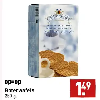 ALDI Boterwafels 250g aanbieding