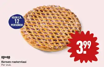 ALDI Kersen-rastervlaai aanbieding