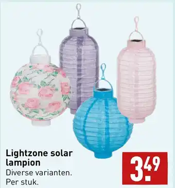 ALDI Lightzone solar lampion aanbieding