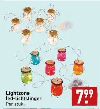 ALDI Lichtzone led-lichtslinger aanbieding