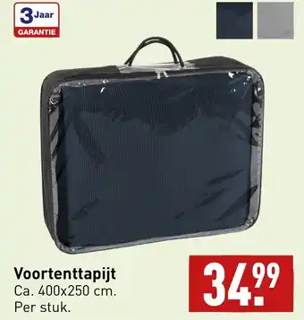 ALDI Voortenttapijt 400 x 250cm aanbieding