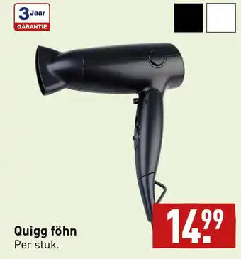 ALDI Quigg fohn aanbieding