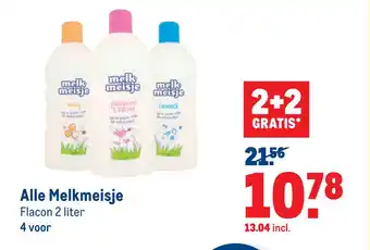 Makro Alle Melkmeisje 2 Liter aanbieding