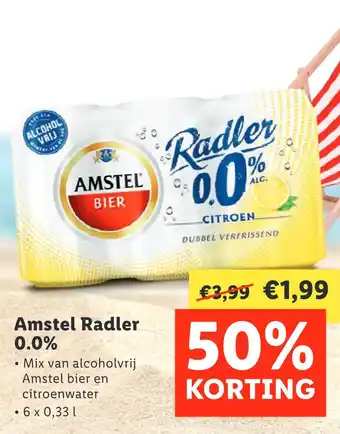 Lidl Amstel Radler 0.0% aanbieding