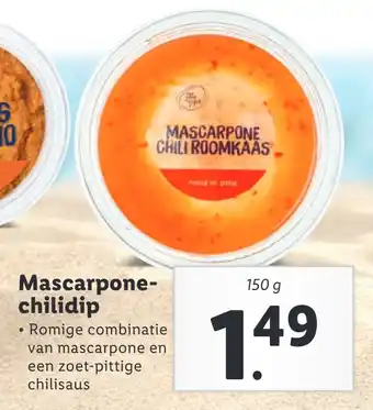 Lidl Mascarpone- chilidip aanbieding