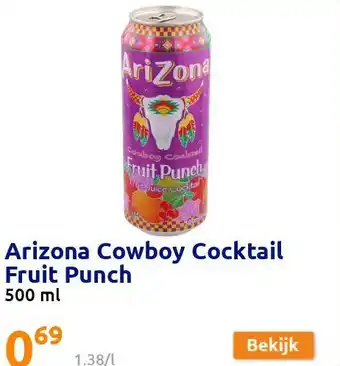 Action Arizona Cowboy Cocktail Fruit Punch aanbieding