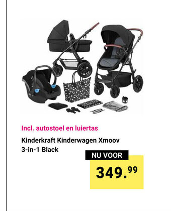 3-in-1 opklapbare kinderwagen aanbieding bij Makro