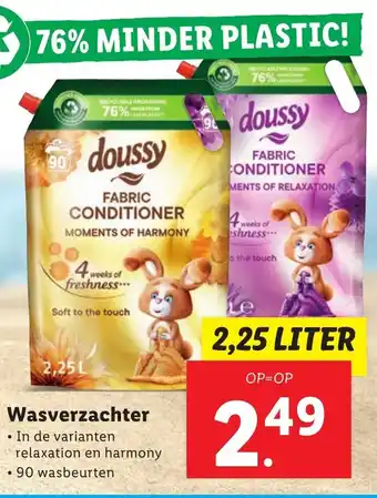 Lidl Wasverzachter 2,25L aanbieding