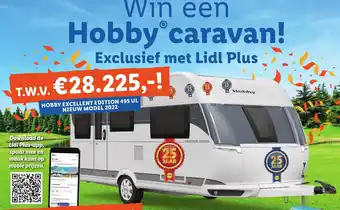 Lidl Hobby caravan edition 495 ul nieuw model 2022 aanbieding