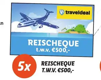 Lidl Reischeque aanbieding