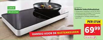 Lidl Silvercrest dubbele inductiekookplaat aanbieding