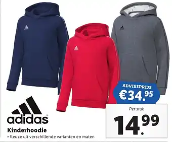 Lidl Adidas kinderhoodie aanbieding