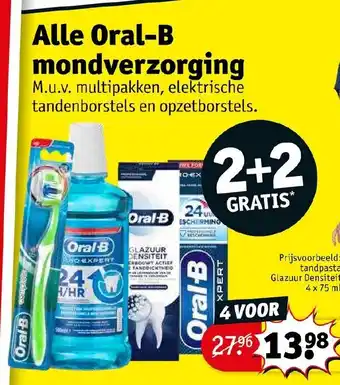 Kruidvat Alle Oral-B Mondverzorging aanbieding