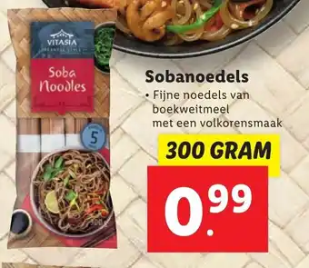 Lidl Sobanoedels 300g aanbieding