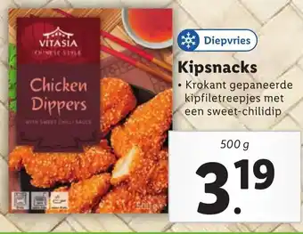 Lidl Kipsnacks 500g aanbieding