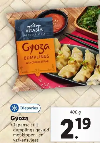 Lidl Gyoza 400g aanbieding