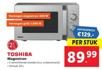 Lidl Toshiba magnetron aanbieding