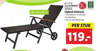 Lidl Livarno home ligbed valencia aanbieding