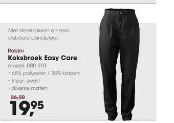 HANOS Robini Koksbroek Easy Care aanbieding