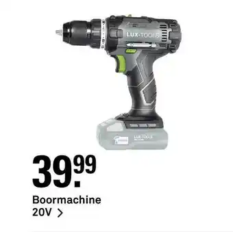 Karwei Boormachine 20V aanbieding