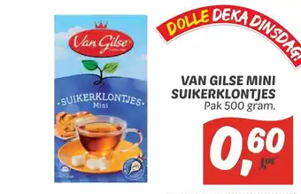 Dekamarkt Van gilse mini suikerklontjes 500g aanbieding