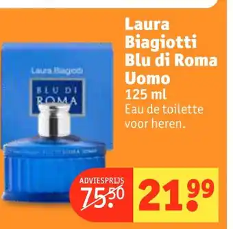 Kruidvat Laura Biagiotti Blu di Roma Uomo aanbieding