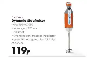 HANOS Dynamix Dynamic Staafmixer 160-MX 050 aanbieding