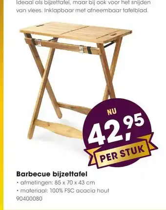 HANOS Barbecue Bijzettafel aanbieding