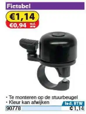 Toolstation Fietsbel aanbieding