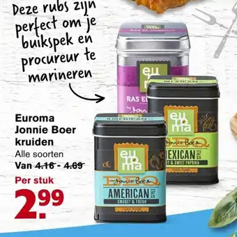 Hoogvliet Euroma Jonnie Boer kruiden aanbieding