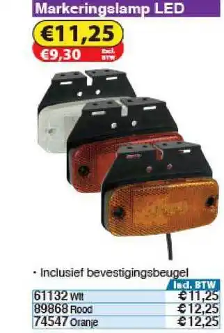 Toolstation Markeringslamp Led aanbieding