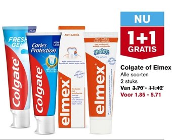 Hoogvliet Colgate of Elmex aanbieding