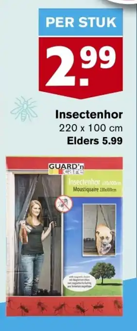 Hoogvliet Insectenhor 220 x 100 cm aanbieding