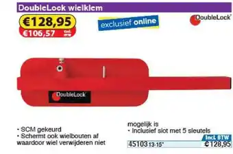 Toolstation Doublelock Wielklem aanbieding