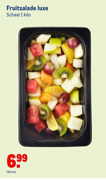 Makro Fruitsalade schaal 1 kilo aanbieding