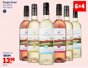 Makro Kaapse Draai fles 750 ml aanbieding