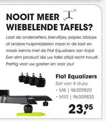 HANOS Flat Equalizers aanbieding