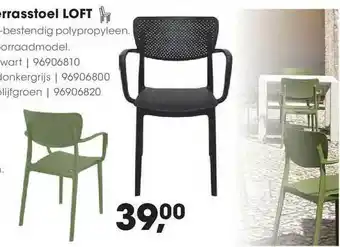 HANOS Terrasstoel Loft aanbieding