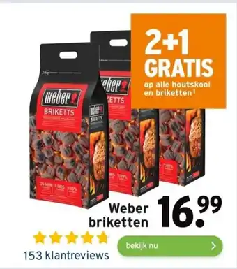 GAMMA Weber briketten aanbieding