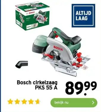 GAMMA Bosch cirkelzaag PKS 55 A aanbieding