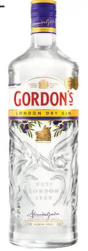 Gall & Gall Gordon's London Dry Gin 1 liter aanbieding