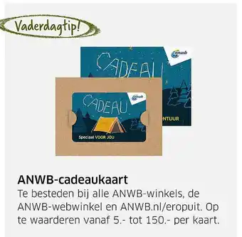 ANWB ANWB-Cadeaukaart aanbieding