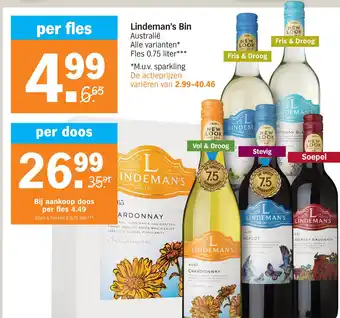 Albert Heijn Lindeman's Bin aanbieding