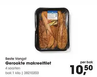 HANOS Beste Vangst Gerookte Makreelfilet aanbieding