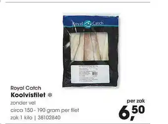 HANOS Royal Catch Koolvisfilet aanbieding